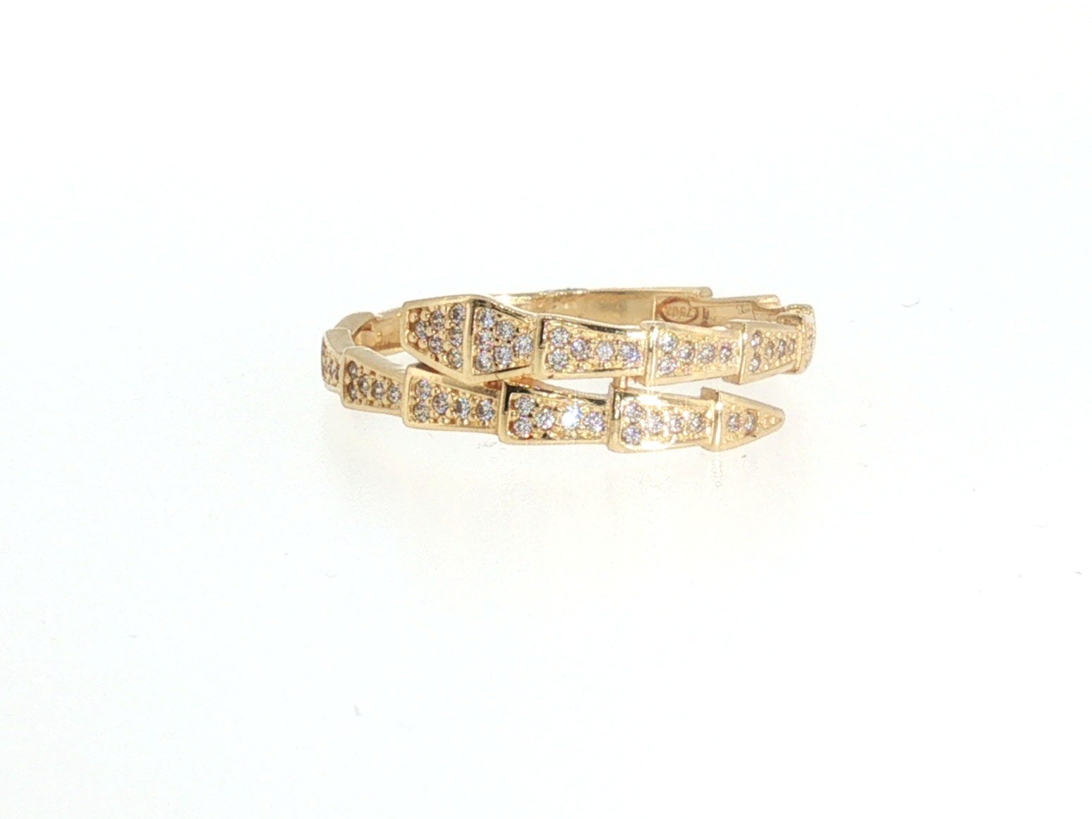 Anillo en Oro amarillo 18k con Circonia — Anillos — Oro amarillo 18k