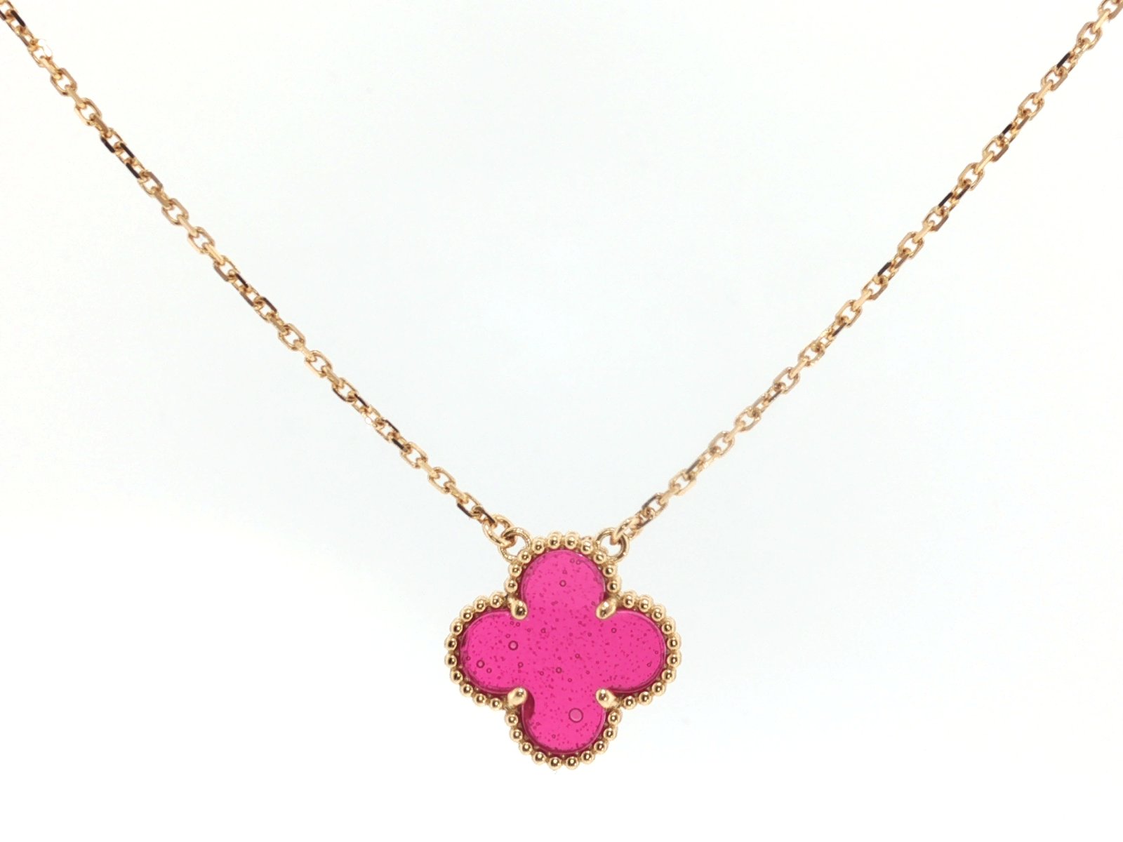 Collar en Oro amarillo 18k con Enamel — Collares — Oro amarillo 18k