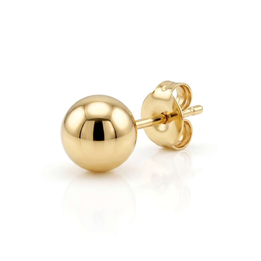 Aretes de oro 18k