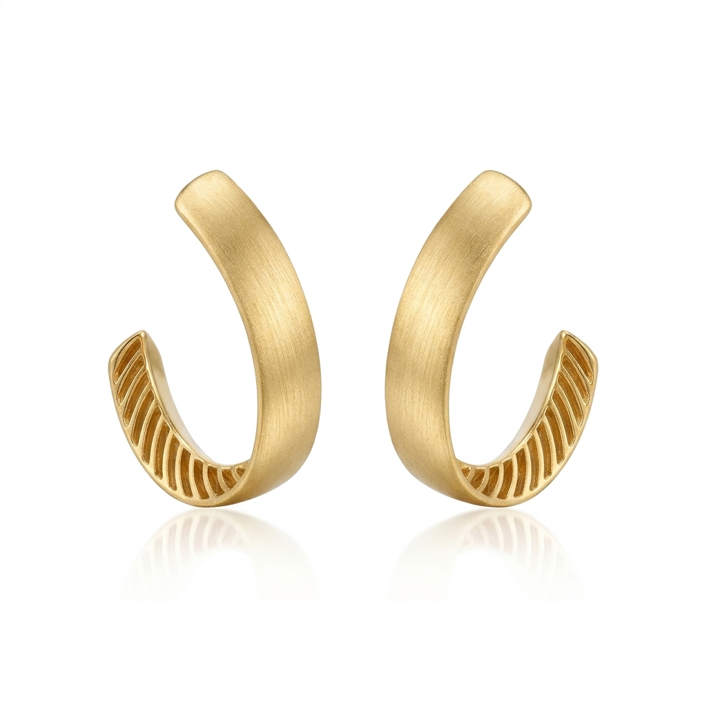 Aretes en Oro amarillo 18k — Aretes — Oro amarillo 18k