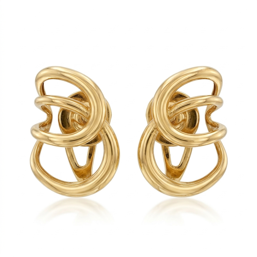 Aretes en Oro amarillo 18k — Aretes — Oro amarillo 18k