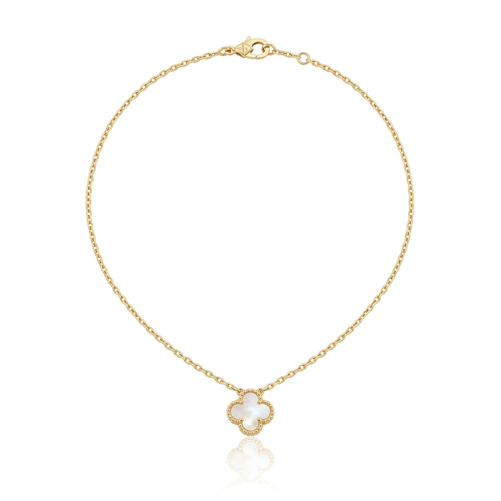 Collar en Oro amarillo 18k con Nácar — Collares — Oro amarillo 18k